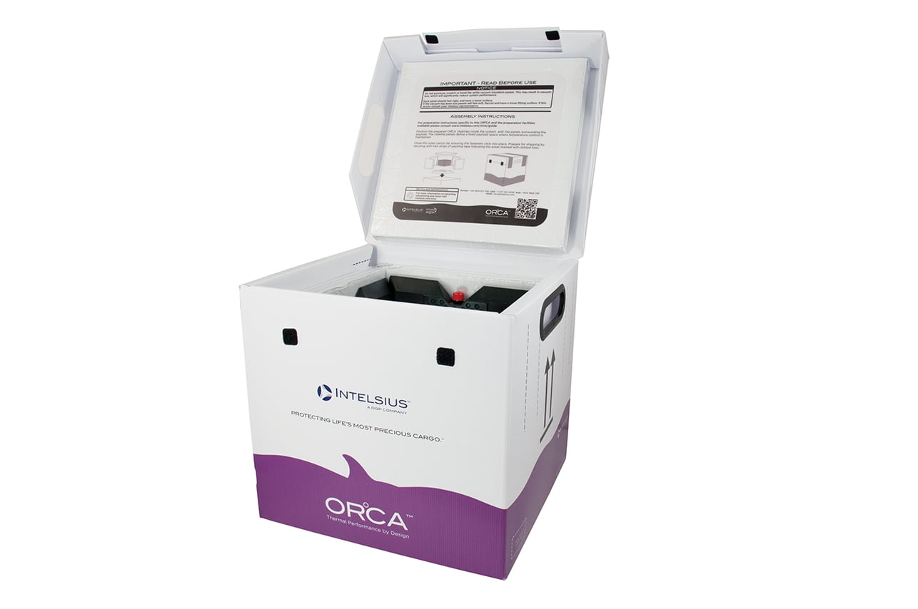 Intelsius ORCATHERM solutions are suitable for transport and immediate storage of temperature sensitive products.