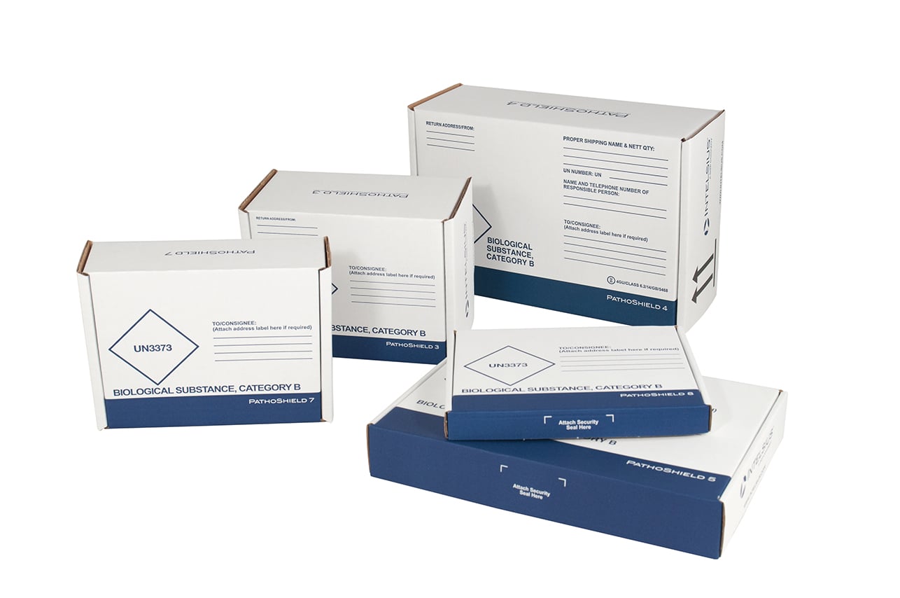 The INTELSIUS PATHOSHIELD IATA range is designed to comply with the IATA, ADR & 49 CFR (DOT) transport regulations.