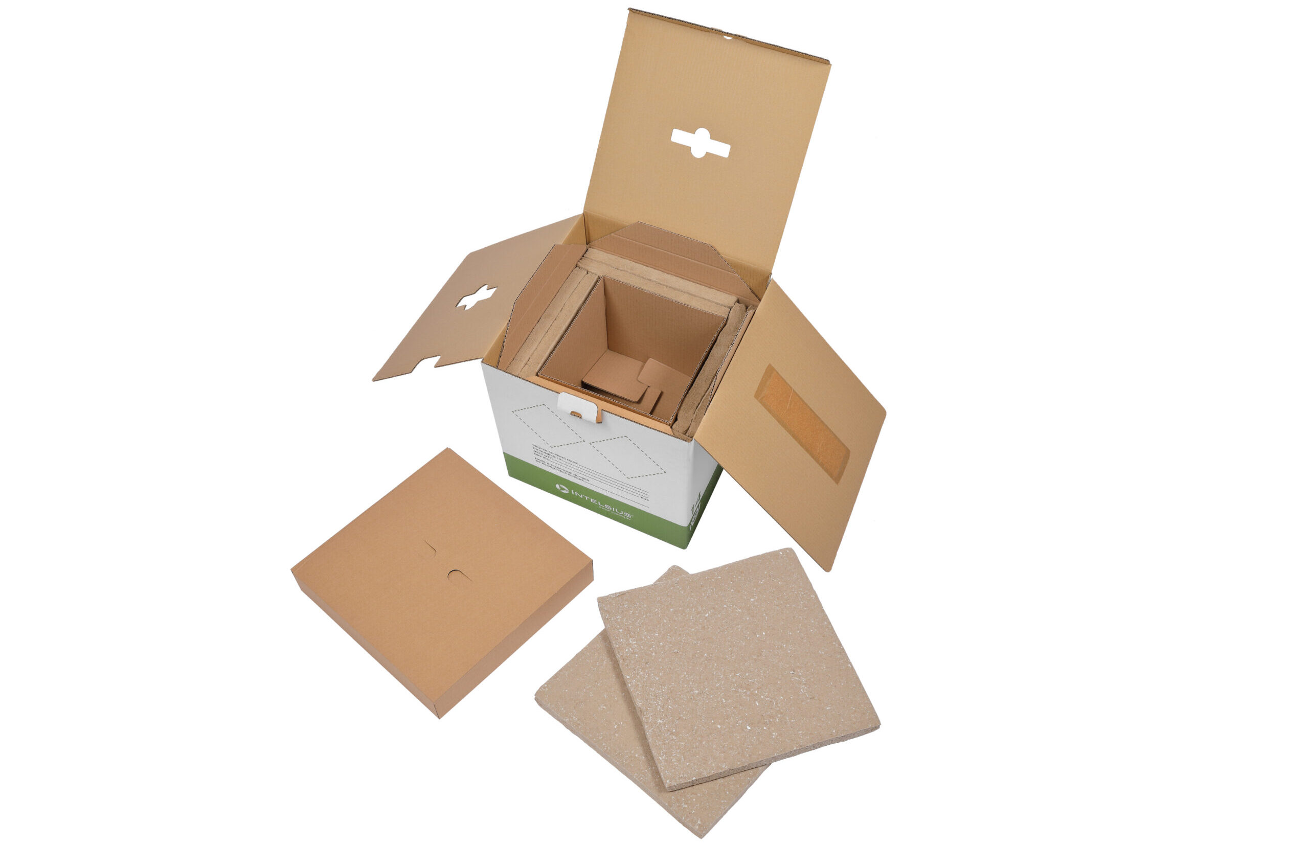 GreenTherm 14L Dry Ice 2 GreenTherm hero open with parts 2